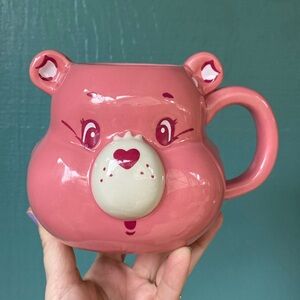 Cheer Bear shaped Care Bears head mug